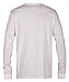 Hurley Men's One & Only Push Thru Graphic Long Sleeve Tee Shirt, White//Black, XL