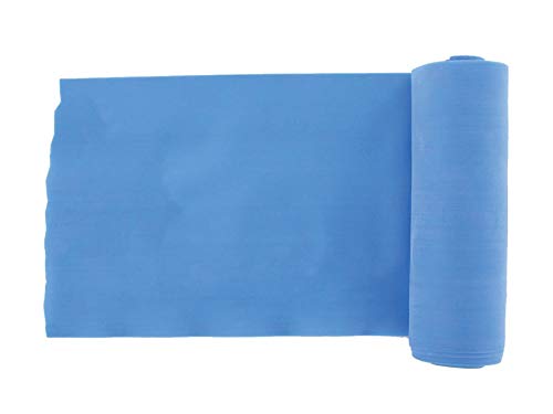 Gima - Elastic Band for Rehabilitation Yoga and Pilates, Blue Colour, Heavy Resistance, Measures 5.5 mx 14 cm x 0.35 mm, Latex-Free