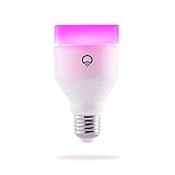 LIFX A19 Wi-Fi Smart LED Light Bulb, Multicolor (Renewed)