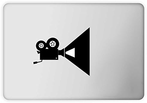 Rawpockets 'Camera' Laptop Sticker (PVC Vinyl, 3.77 cm x 2.51cm), Multi Color
