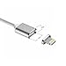 ZRSE 4pcs Lighting Usb Magnetic Head, for iOS System Devices, for USB Metal Magnetic Charging and Data Transmission Cable (iphone)