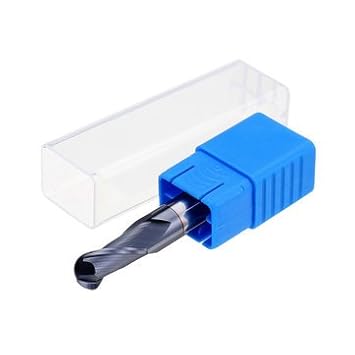 Generic R3Mm Ball Nose Tungsten Carbide End Mill Cutter Hrc55 Tialn Coating End Milling Cutter Cnc Tool