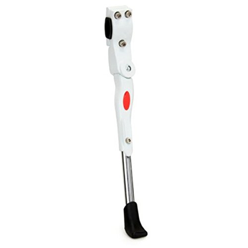 Foxnovo Bicycle Kickstand Adjustable Aluminium Alloy Bike Bicycle Side Stand (White)