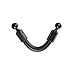 iBolt (10 inch 25mm / 1 inch to 25mm / 1 inch Flexible Extension Ball Adapter for Industry Standard Dual Ball Socket mounting arms