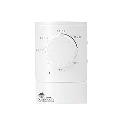 Buy Suntouch Dial Non Programmable Floor Heat Thermostat 120 240