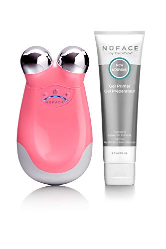 NuFACE Refreshed Trinity Facial Trainer Kit, Pinktini | Wrinkle Reducer | Kit Includes Gel Primer | FDA Cleared At Home System
