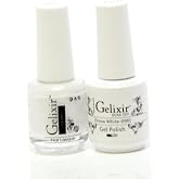 Gelixir Duo Matching Gel and Nail Polish, Made in USA. (090-Snow White)