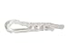 NiftyPlaza U Shape Clear Durable Plastic Alligator Clips Shirts Folding Ties Socks Pants Hold Garments in Place (1000 Alligator Clips)
