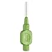 TePe Interdental Brush Original, Soft Dental Brush for Teeth Cleaning, Pack of 6, 0.8mm, Large Gaps, Green, Size 5