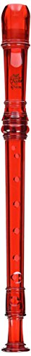 Grover TD180RD Tudor Candyapple 2 Piece Recorder, Red