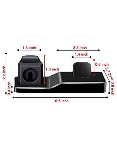 Charging Stand for Apple Watch, Tendak 3 in 1 Silicone Charging Dock Station for AirPods, 38mm and 42mm Apple Watch Series 1/2/3, iPhone X/8/8 Plus/ 7/7 Plus /6s/5s