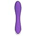 Wand Massager by Gonzo – Waterproof, Multi-Speed, & Rechargeable - Medical Grade Silicone in Vibrant Purple – 1 Year Warranty