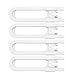 Sliding Cabinet Locks Child Safety,U Shaped Baby Safety Locks,Baby and Child proof Cabinet kitchen Bathroom Storage Doors Knobs and Handles 4 Pack