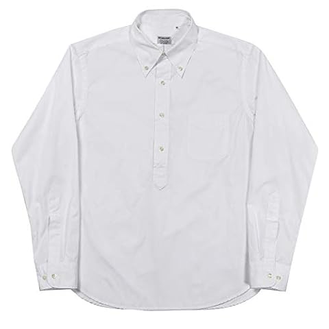 Popover Buttondown Shirt: White Pinpoint Oxford