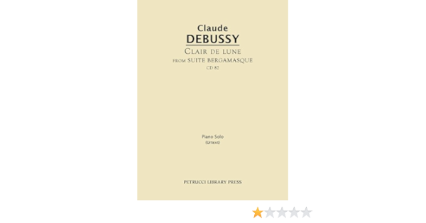 Clair De Lune Cd 3 Piano Solo Urtext Kindle Edition By Debussy Claude Arts Photography Kindle Ebooks Amazon Com