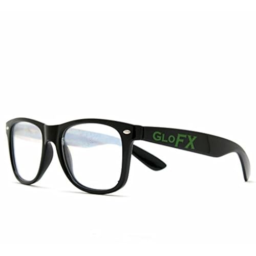 GloFX Ultimate Diffraction Glasses - 3D Prism Effect EDM Rainbow Kaleidoscope Style Rave Sunglasses Clothing, Shoes & Jewelry, Women, Accessories, Sunglasses & Eyewear Accessories, Sunglasses