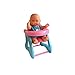 The New York Doll Collection Mini Bathtub Set of 6, - Mini Dolls with Infant Seat, Cradle, Highchair, Walker, and Swing for ages 3 and up.