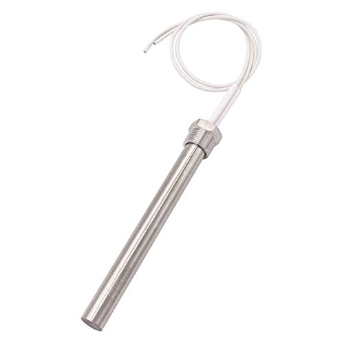 DERNORD Immersion Cartridge Heater 120V 500W Hot Rod Heating Element Replacement 1/2 Inch Thread (12
