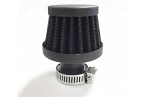 AIRX RACING 9mm 12mm 15mm 18mm 25mm 35mm Inlet Crankcase Vent Valve Cover Catch Tank Breather Filter Universal (35mm, Slanted All Black)