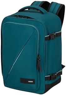 Take2Cabin - Bagaglio a mano Underseat (40 x 25 x 20 cm - 24 L - 0,50 kg) - Borsa da cabina, Zaino aereo S Underseat, Turchese (Totally Teal)