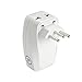 Yubi Power 3 in 1 Universal Travel Adapter with 2 Universal Outlets and 1 USB 2.1A Port - Built in Surge Protector and Light Indicator - Type N for Brazil & South Africa