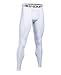 Under Armour Men's HeatGear Armour Compression Leggings MD White
