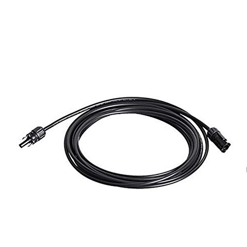Renogy 40Ft 10AWG Solar Adaptor Extension Cable, M&F Connector Black 1 PCS