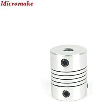 Micromake 3D Printer Parts 10pcs/lot Stepper Motor Flexible Coupling/Shaft Couplings 5mm8mm25mm Aluminium Alloy Flexible Shaft
