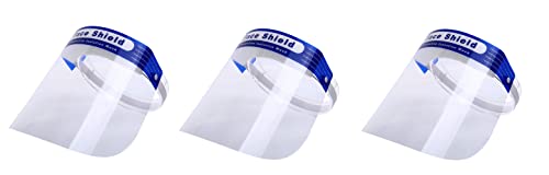 tempo di saldi Tre Visiere Protettive Integrali In Policarbonato Trasparenti Regolabili