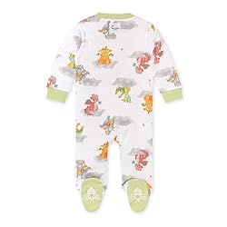 Burt's Bees Baby Boys Footed Pajamas, Sleep and