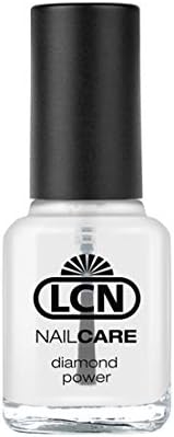 LCN Diamond Power Formaldeyhyde-Free Nail Hardener 8ml, Clear, 8 ml (Pack of 1)