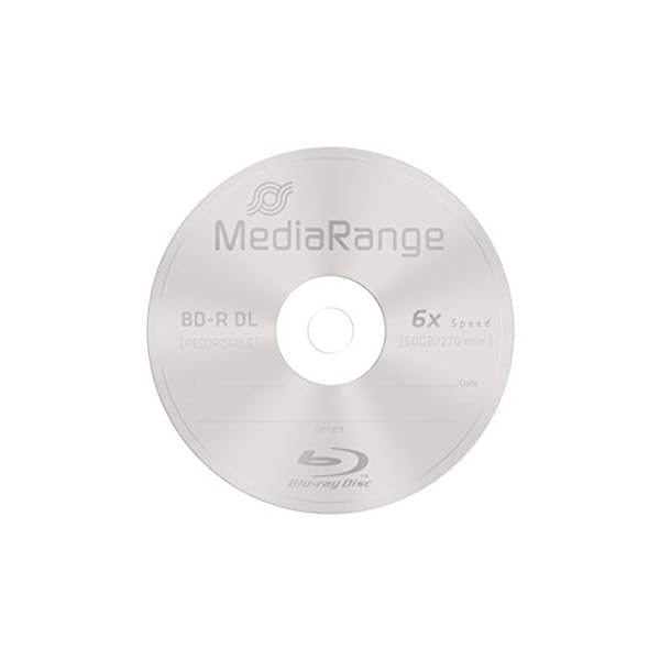 MediaRange BD-R Dual Layer 50GB 6-fache Schreibgeschwindigkeit, 25er Cakebox – Bild 4