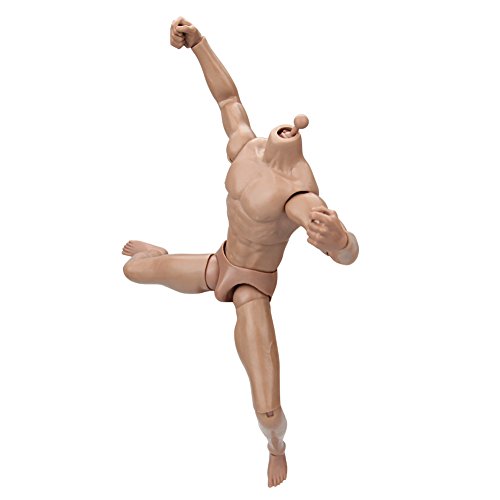 Owfeel No.1 Action Muscle Male Nude Body Figure Soldier Model Toys Doll 1:6 Scale for Hot Toys - Thumbnail 4