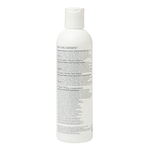 OUIDAD ADVANCED CLIMATE CONTROL HEAT & HUMIDITY GEL – 8.5 FL OZ, ANTI-FRIZZ NANO TECHNOLOGY, LOCKS OUT HUMIDITY, CRUNCH-FREE STYLING GEL FOR CURLY HAIR, FOR ALL CURL TYPES