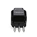 TESSAN Grounded Universal European Travel Plug Adapter USA to Italy Travel Prong Adapter Plug Kit for Italy (Type L) - 3 Pack