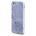 Landfox 5s Case,iPhone 5s Case, Marble Texture Print Cover Case Skin for iPhone 5s (White)