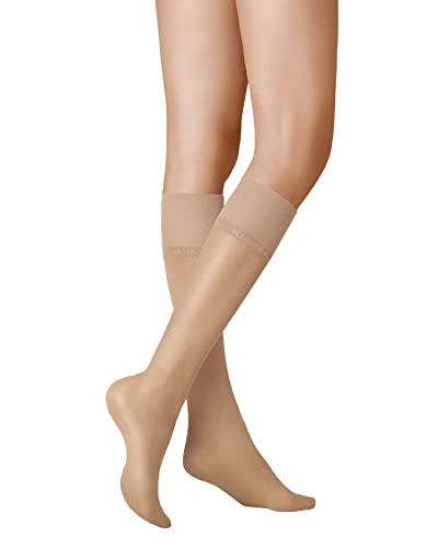 Kunert - Calze Alte transparenti, donna Beige (Hautfarben (Teint 3520)) 39/42- DE