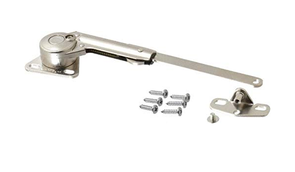 Sugatsune Nsdx lk Left Handed Adjustable Top Opening Cabinet Lid Stay With 70 Nickel Hardware Hinges Amazon Com