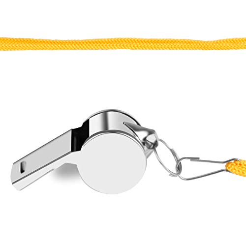 OBKJJ Coach Whistle,35Pack Football Referee Whistle with Lanyard for Emergency Sports Training Referee