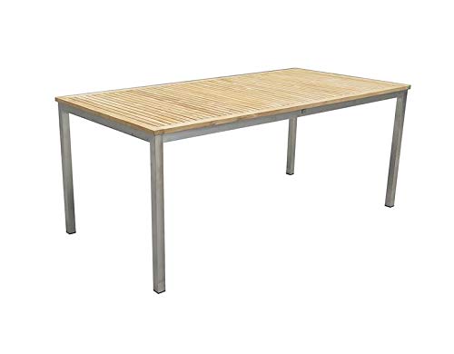 Gravidus 5-teilige Gartengarnitur aus Edelstahl und Teak – Bild 6