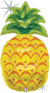 Single source party supplies - 37" pineapple mylar…
