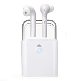 Wireless Earbuds, Fantime Bluetooth 5.0 Wireless Sports Headphones with Portable Charging Box Noise Cancelling Headset, IPX5 Waterproof, Deep Bass 3D Stereo Earphone, Built-in Anti-Noise Microphone