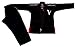 Vector Sports 100% Cotton Pearl Weave Kids Brazillian Jiu Jitsu BJJ Gi Attila Series Kimono Lightweight Preshrunk Fabric with Free White Belt (Black, K1)