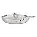 Viking 5-Ply Non Stick Frying Pan, 12 Inch Stainless Steel Kitchen Cookware with Lid, Silver