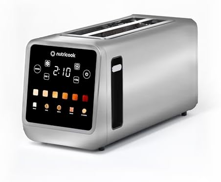 All In One Toaster Nutricook 4 Slice Smart Toaster with Touch Screen, all in one for Bread ...