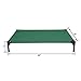 Veehoo Cooling Elevated Dog Bed, Portable Raised Pet Cot with Washable & Breathable Mesh, No-Slip Rubber Feet for Indoor & Outdoor Use, Large, Greenthumb 3