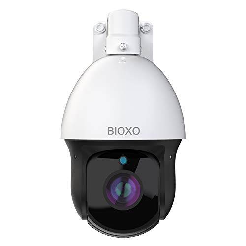 Bioxo PoE Camera Outdoor, 1080P High Speed 30X Zoom PoE Ptz Camera, 328ft Night Vision Auto