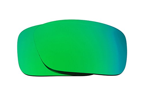 New SEEK OPTICS Replacement Lenses Oakley CRANKCASE - Polarized Green Mirror