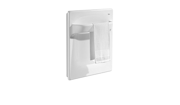 Roca A387580001 - Plac Toallero Frontalis Blanco Complementos ...