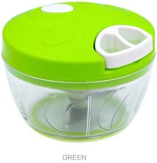 Epyz Multi Food Processor Manual Hand Pull Speedy Chopper (Green)